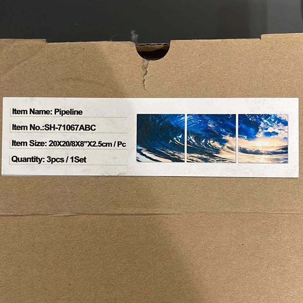 Pipeline - size 20x20/8x8” X2.5cm. 3 pieces= 1 set. NWTs - Picture 7 of 7